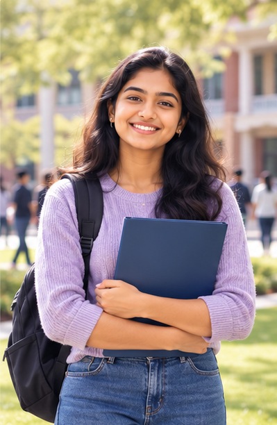 Degree freshers on campus